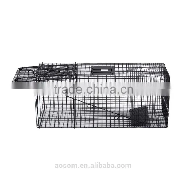 PawHut Black Pet Small Metal Animal Trap photo-3