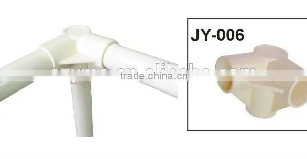 JY-A006|Plastic Connectors for Composite Pipe|Durable Plastic Joint for Furniture|Durable Industrial Plastic Connector photo-3