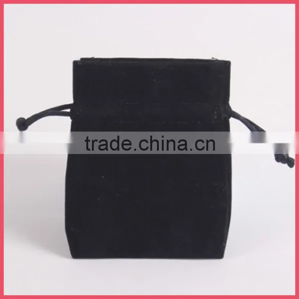 Wholesale Fancy New Design Gift Custom Black Velvet Bag