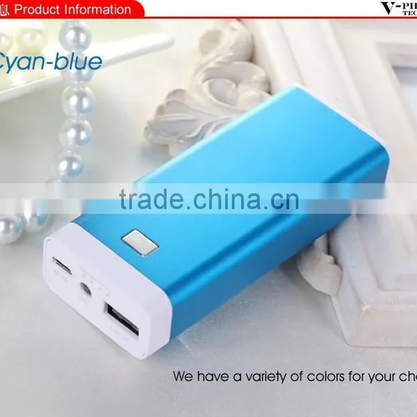 Metal Power Bank 5200mah,portable Power Bank With Flashlight,power Bank Charger photo-2