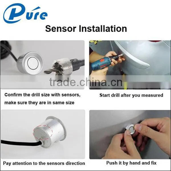Car Reverse Parking Sensor System Simple Design Buzzer Parking Sensor With LED Screen Optional photo-6