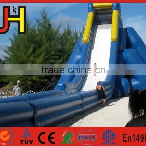 Guangzhou JH Custom Blue&Yellow Large Inflatable Water Slide For Sale photo-3