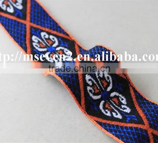 Good Sale Butterflies Pattern Embroidery Tirm Woven Ribbons photo-3