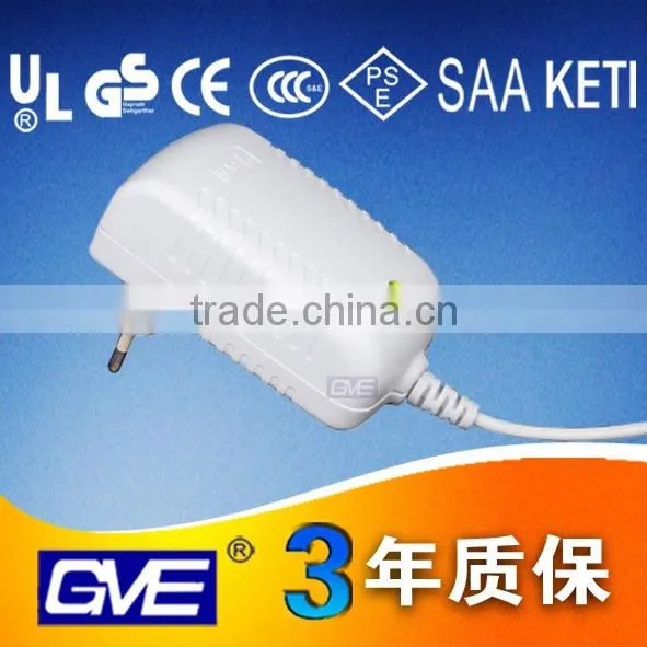 Wall Mount Plug in 12V 1.5A DC Power Adapter With CE UL GS Certificate photo-3