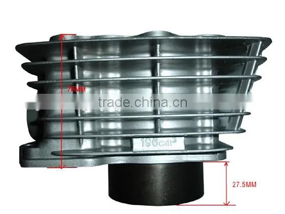 Cylinder Kit Hond 63.5mm Piston CG200 196cm3 200cc Air Cooled Engine 4 Stroke photo-2