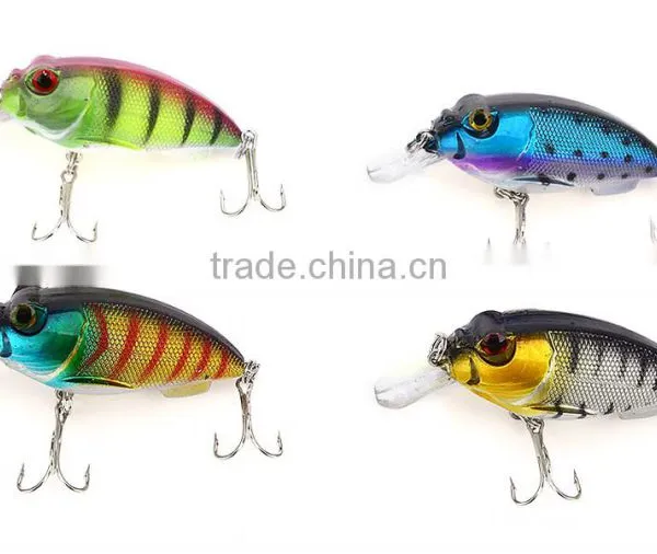 40pcs/lot Fishing Lures 40 Colors Minnow Lure Crank Lures Mix Fishing Bait 40pcs Fishing Lure Simulated Bait Minnow With Hook photo-6