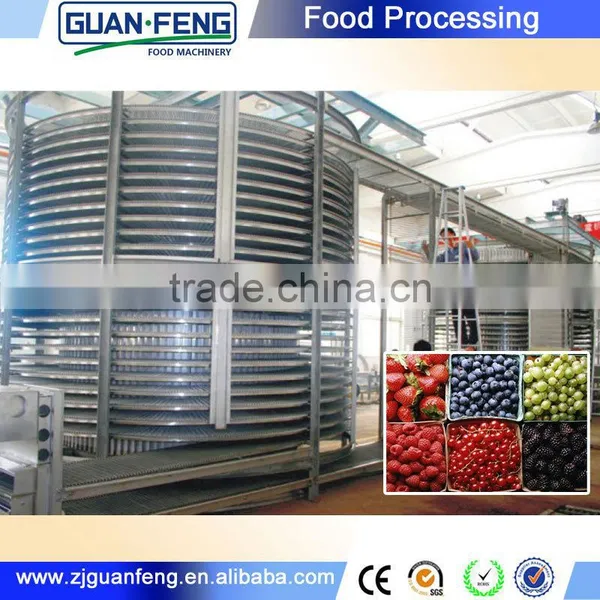 Vertical Shock Freezer For Food Spiral Quick Freezing Machine photo-6
