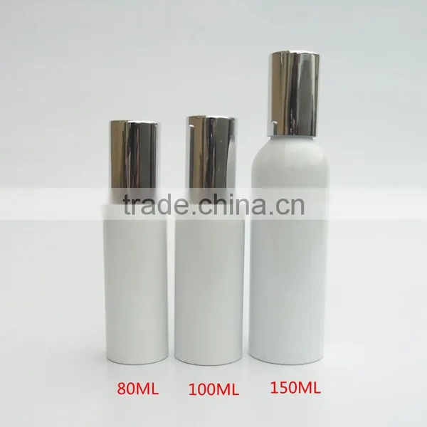Wholesale 20ml-150ml White Aluminun Spray Perfume Bottle Mist Spray Aluminum Bottle for Cosmetic Packaging photo-4