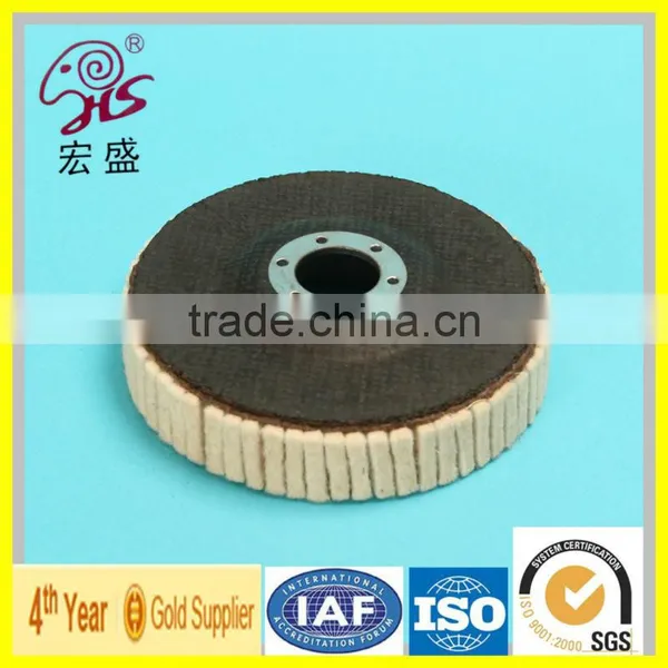 100% Wool Flap Disc for Corner Grinding photo-4