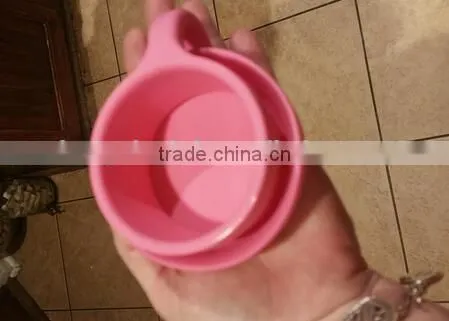 Silicone Travel Collapsible Camping Mug With Lid photo-2
