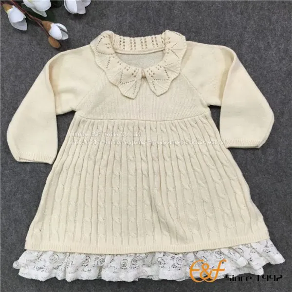 High Waist Lapel Lolita Style Knitted Sweater