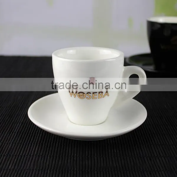 2017 Custom Wholesale Ceramic Porcelain Coffee Espresso Cup and Saucer photo-3
