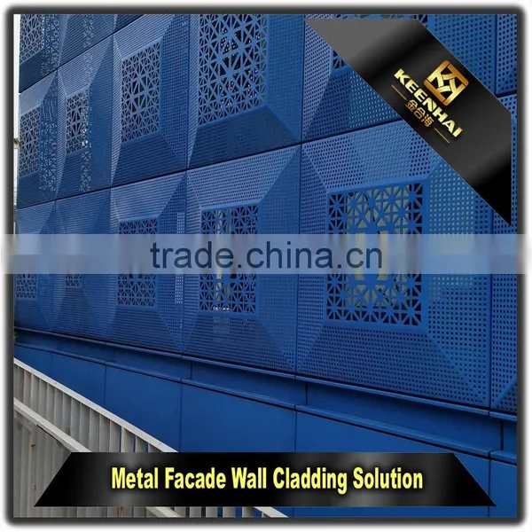 Hollow Out Panels Decorative Outdoor Sheet Metal Aluminum Wall Covering photo-2