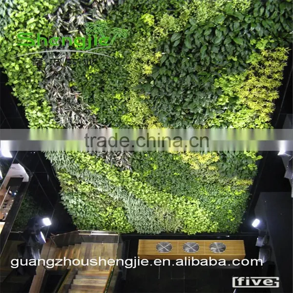 SJLJ013441 Wholesale Cheap Artificial Green Wall / Fake Plastic Grass Wall for Wall Decoration photo-4