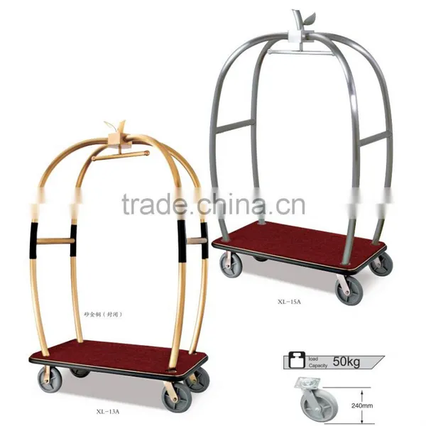 Airport Luggage Trolley Made in Metal With Two or Four Wheels photo-4