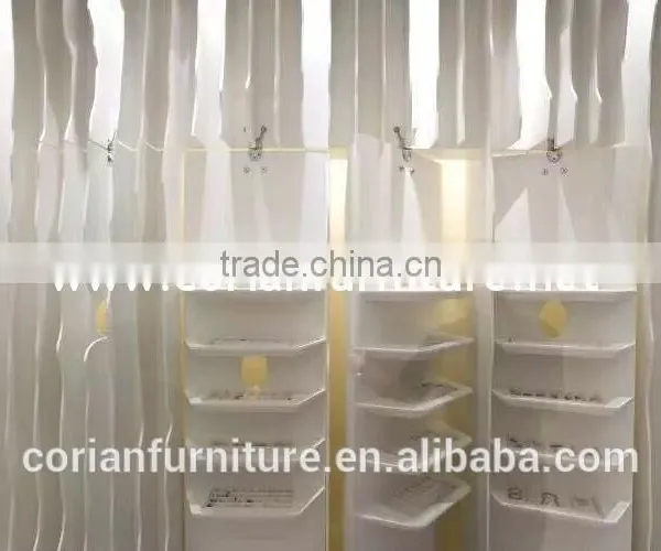 Art Designed Acrylic Solid Surfaces Interior Decoration Wall for Shop Decorating photo-3