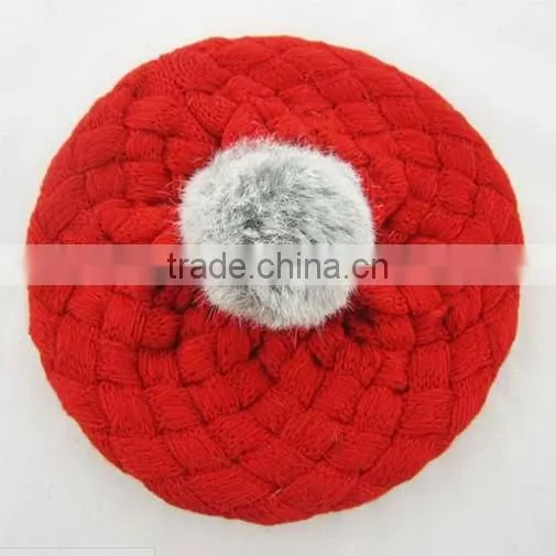 Baby Hat Kids Baby Photo Props Beanie Faux Rabbit Fur Gorros Bebes Crochet Beanie Toddler Cap photo-2