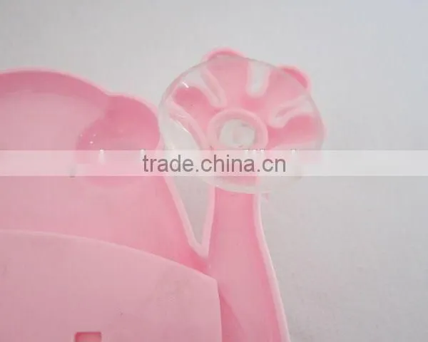 Frog Shaped Sucker Type Bathroom Storage Rack Plastic Toothbrush Holder photo-5