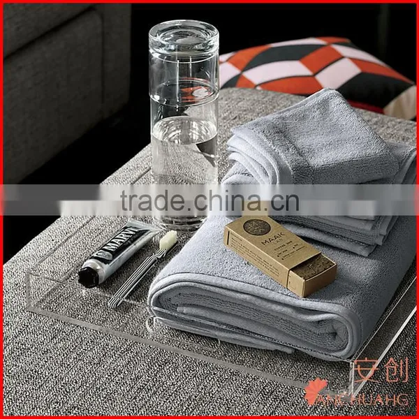 Clear Acrylic Serving Tray With Handles photo-2
