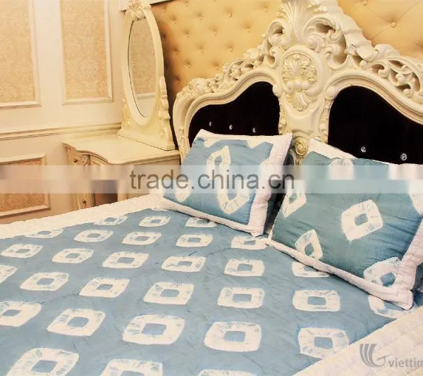 Hand Embroidered Blanket and Pillowcases, Fashionable Colours and Designs, 100 Handmade in Vietnam photo-5