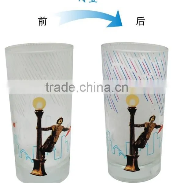 2016 New Item Cheap Price Change Color Glass Cup photo-2