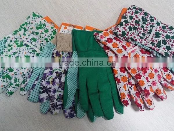 DDSAFETY Working Glove Garden Gloves With Dots On Palm photo-2