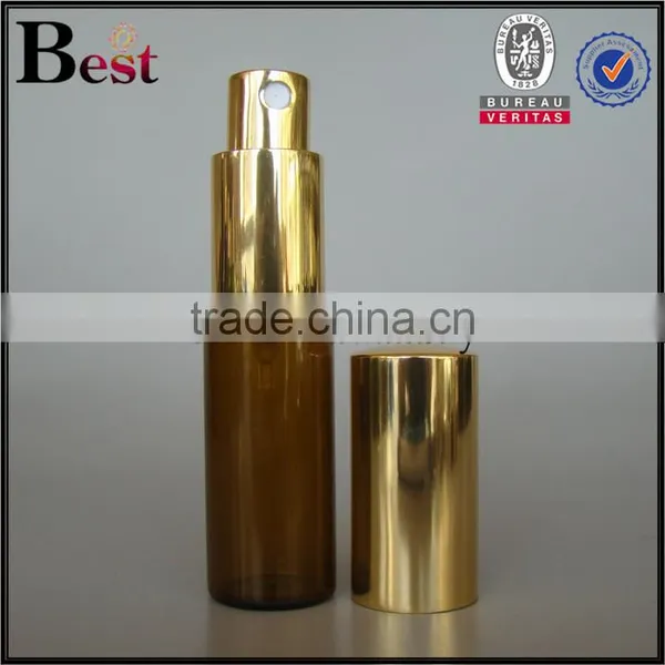Shanghai Best 20ml Perfume Spray Bottle Amber Color Perfume Spray Bottle Round Shape Glass Spray Perfume Bottle 20ml photo-2