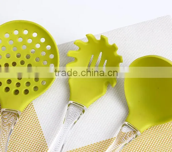 High Quality Factory Price PS Handle Silicone Kitchenware Cooking Utensil photo-5