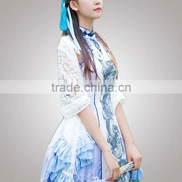 New Fashion Modern Design Chinese Style Cosplay Dress Women Dress Manufacturer photo-3