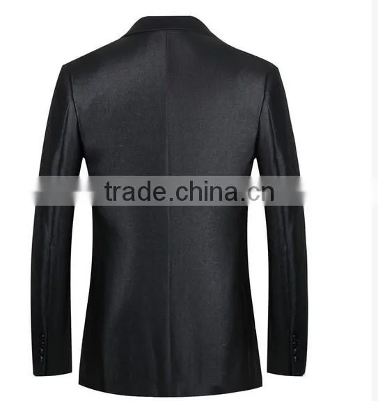 Top Brand Black Coat Pant Men Suit photo-2