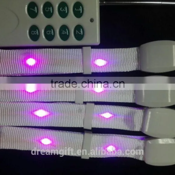 2015 Remote Control LED Fabric Wristband Specially for Big Party or Vocal Concert photo-2