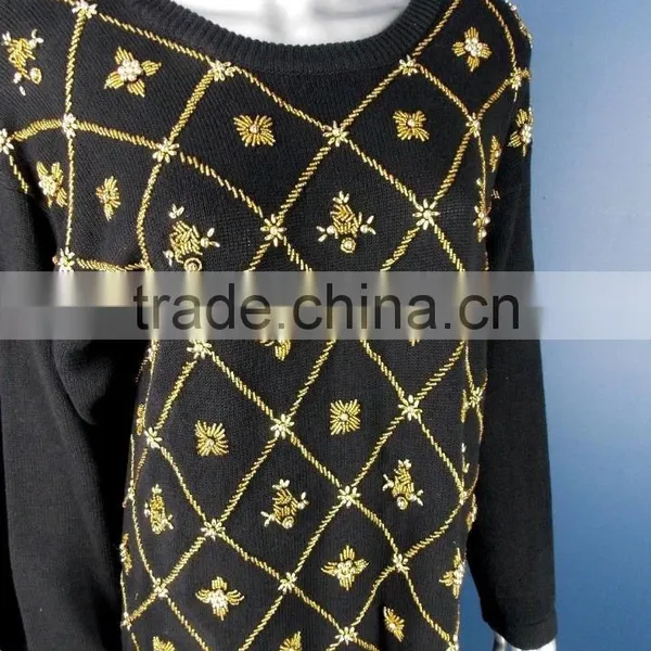 2016 Sweater Designs Sweet Christmas Pullover Around photo-2