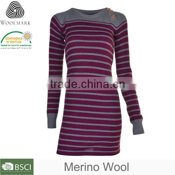 Sweater Woman Printed, OEM Cotton Long Sweater for Old Women photo-2