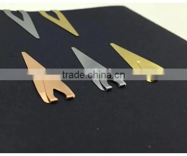 10*25mm Rose Gold /gold /silver Metal Bookmarker photo-5