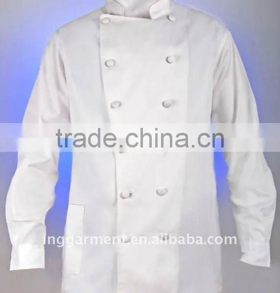Cotton Twill Fabric Chef Coat/Shirt/Jacket