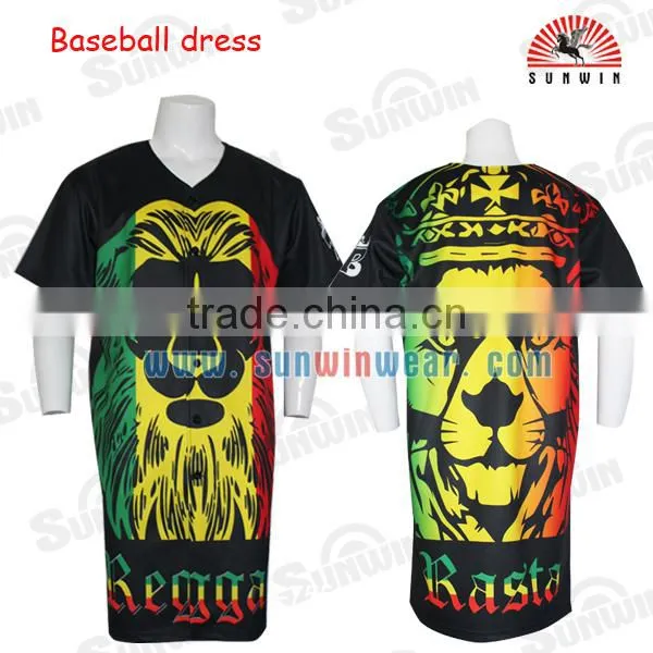 Wholesale Dri Fit Baseball Jersey Custom Full Dye Sublimation Button Down Philippines Baseball Jersey photo-3