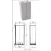 2V420AH Gel Lead Acid  Battery Container box