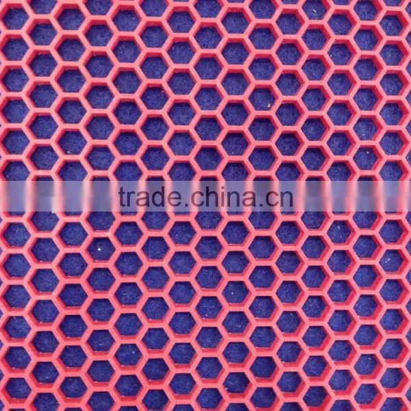 Eco-friend Anti-slip Durable Roll Coil Pvc Hexagonal Mat photo-5