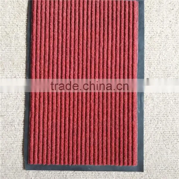 Polyester Non-Woven Needle Punch Stripe Pvc Backing Carpet China Manufacture photo-4