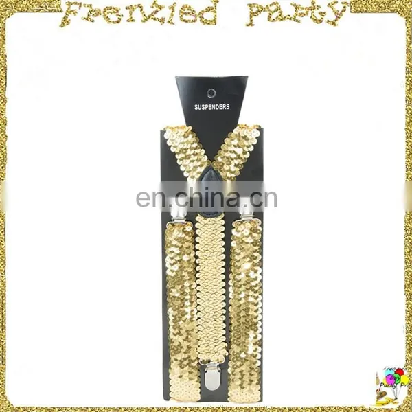Sequin Gold Suspender Belt FGMG-0101