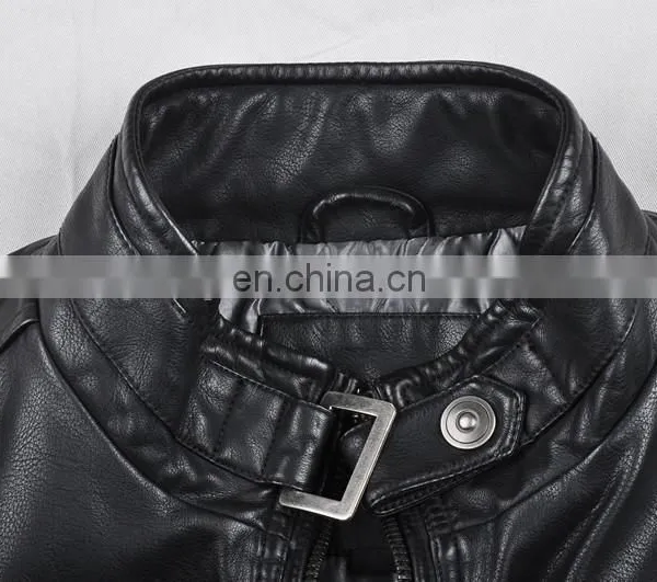 2015 Mens Handsome Last Design Leather Jacket photo-4