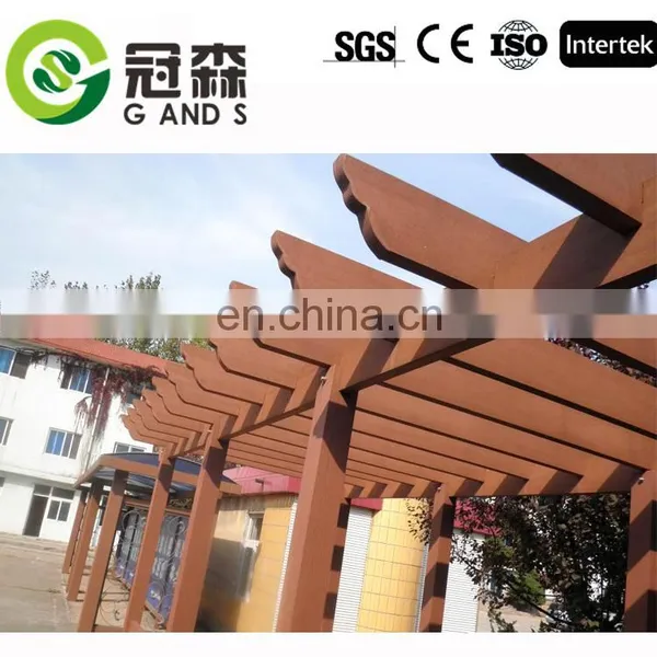 2017 Outdoor WPC Garden Balcony Pergola