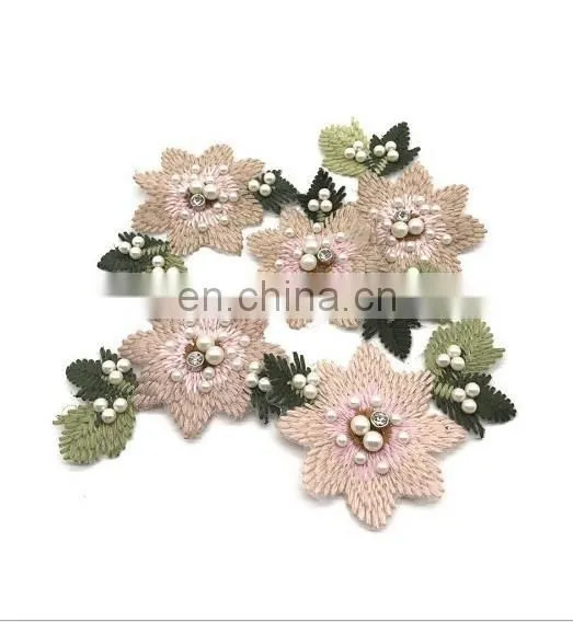 Wholesale Fashion 3D Flower Embroidery Patch for Clothes photo-2