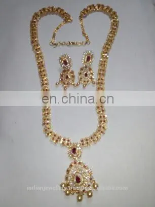 CZ Jewelry Necklace Manufacturer,cubic Zirconia Necklace Jewellery Exporter photo-3