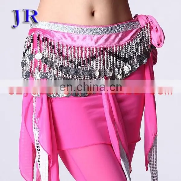 Arabic Silver Coins Velvet Professional Belly Dance Coin Belt Y-2031# photo-4