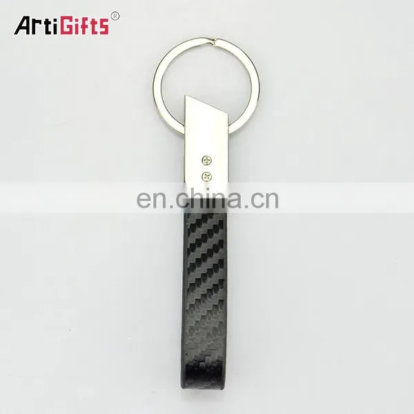 Custom Logo Metal and Leather Key Chain photo-5