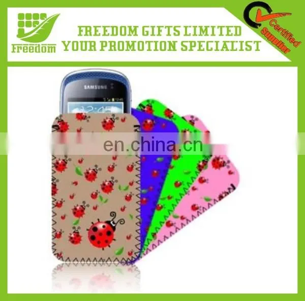 Promotional Customized Logo Neoprene Mobile Phone Bag