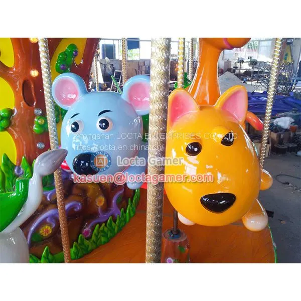 Zhongshan Hot Sale, High Quality Amusement Park Equipment, Merry go Round, 12 Seats Forest Carousel, Earn Money, for Kid photo-3