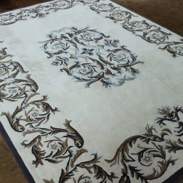 Beautiful Floral Hand Made Carpet Luxury Wool Carpet Living Room Rugs photo-2