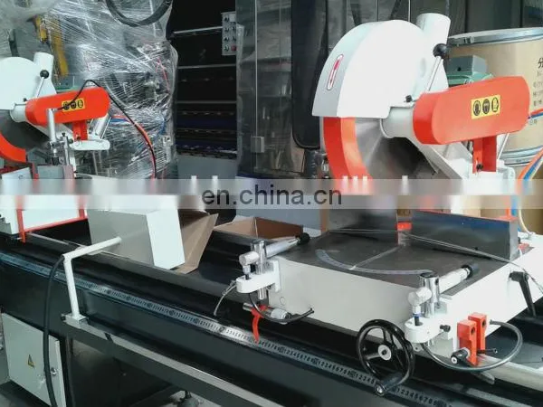 Upvc and Aluminum Double Miter Cutting Machine photo-2